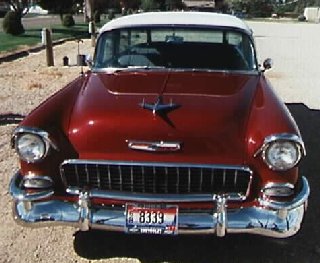 55 Chevy Nomad wagon - front